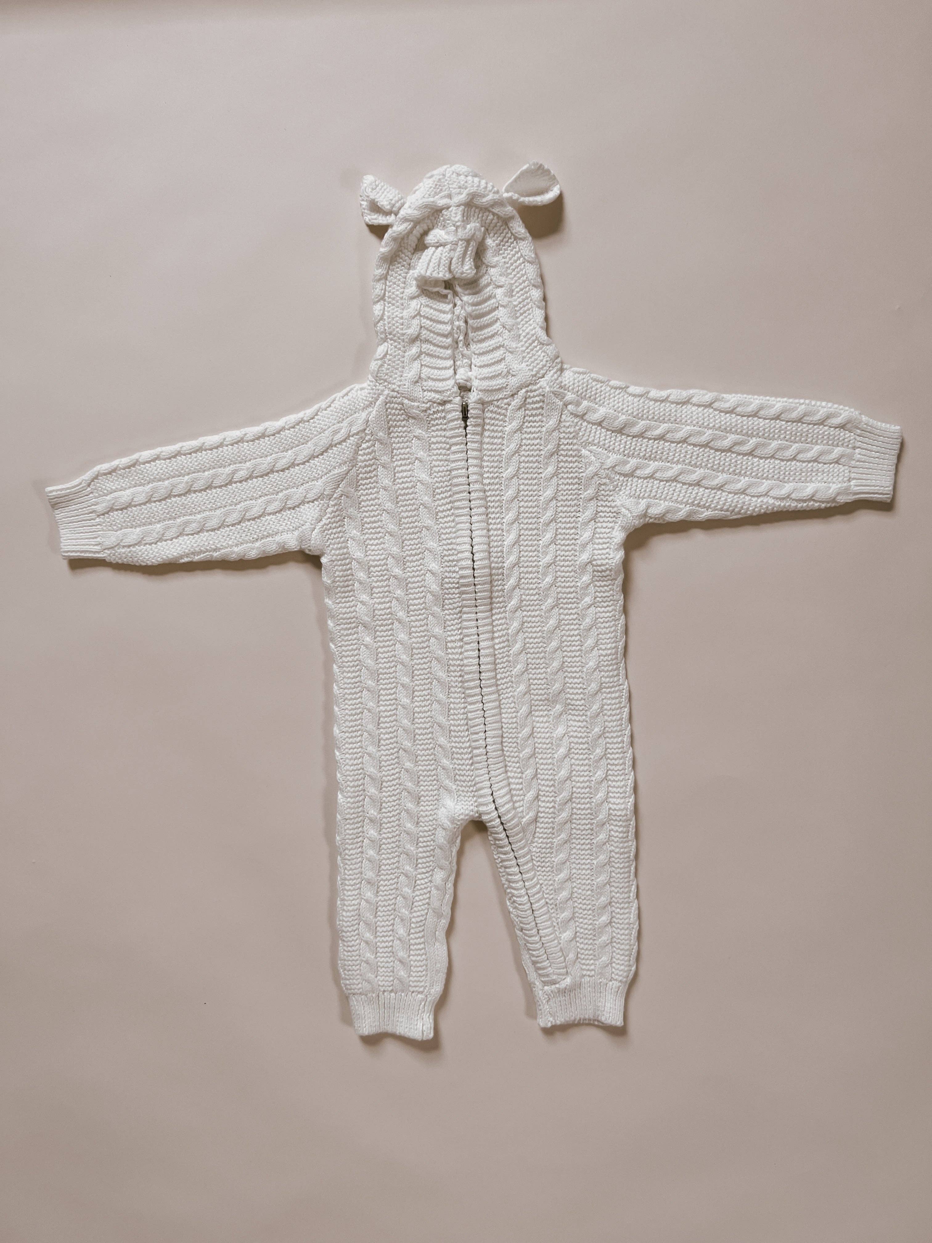 Image of Luna + Luca Baby Bear Jumpsuit
